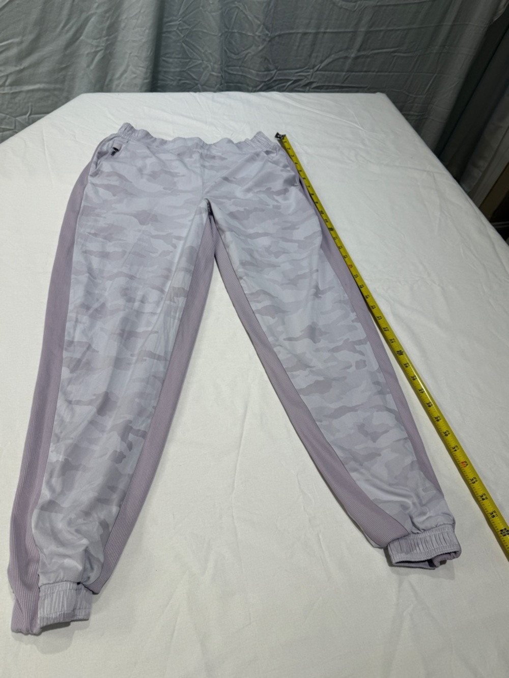 Women Lilac Camo Joggers - Lightweight Athletic Bottoms